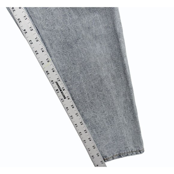 VTG Guess High-Waisted Two-Tone Denim Jeans Womens 28 Distressed Look - Picture 11 of 12